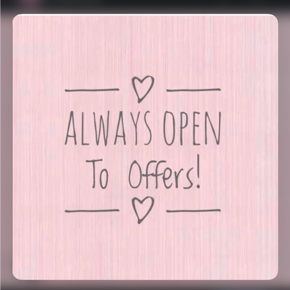 Always Open to Offers